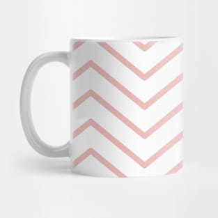 Pink Zigzag Lines Pattern Mug